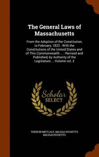 bokomslag The General Laws of Massachusetts