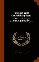 bokomslag Parergon Juris Canonici Anglicani