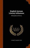 bokomslag English German Literary Influences