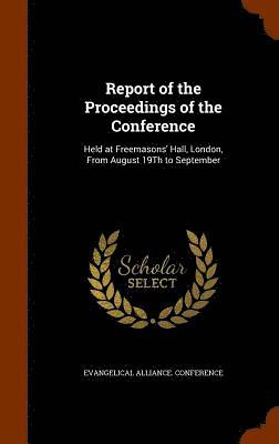 bokomslag Report of the Proceedings of the Conference