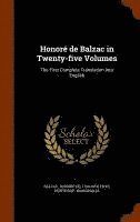 Honor de Balzac in Twenty-five Volumes 1