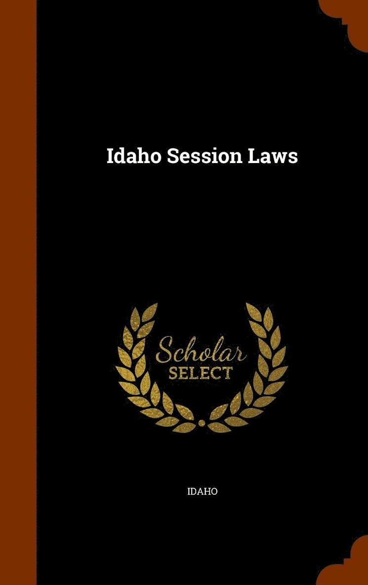 Idaho Session Laws 1