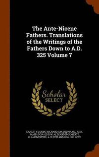 bokomslag The Ante-Nicene Fathers. Translations of the Writings of the Fathers Down to A.D. 325 Volume 7