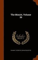 bokomslag Monist, Volume 26