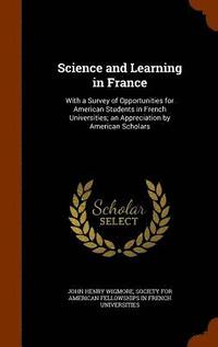 bokomslag Science and Learning in France