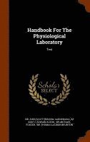 bokomslag Handbook For The Physiological Laboratory