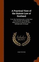 bokomslag A Practical View of the Statute Law of Scotland