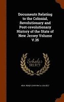bokomslag Documents Relating to the Colonial, Revolutionary and Post-revolutionary History of the State of New Jersey Volume V.35