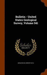 bokomslag Bulletin - United States Geological Survey, Volume 541