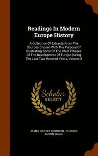 bokomslag Readings In Modern Europe History