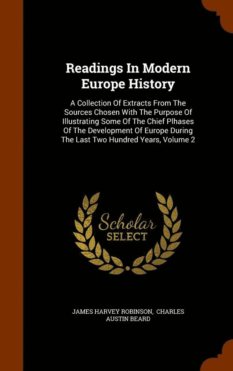 Readings In Modern Europe History 1