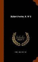 bokomslag Birket Foster, R. W S