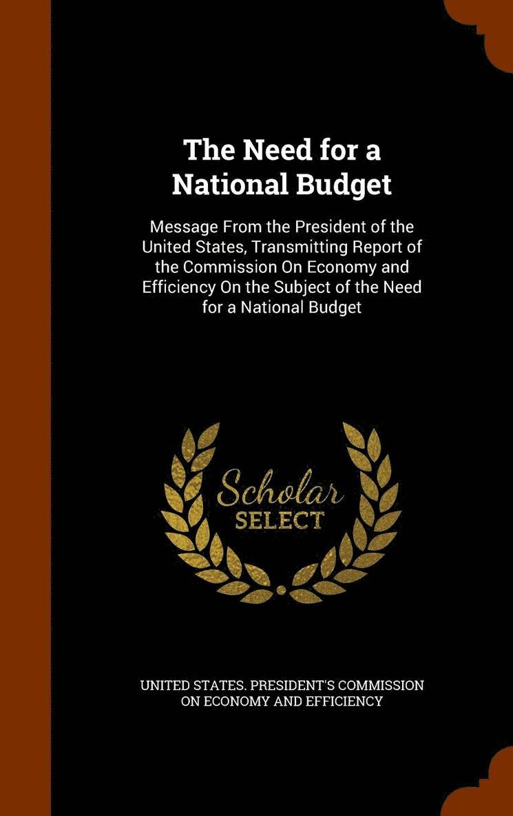 The Need for a National Budget 1