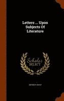 Charles Davy - Letters ... Upon Subjects Of Literature, Inbunden