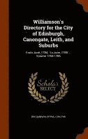 bokomslag Williamson's Directory for the City of Edinburgh, Canongate, Leith, and Suburbs