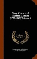 Diary & Letters of Madame D'Arblay (1778-1840) Volume 3 1