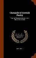 bokomslag Chronicle of Scottish Poetry