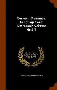 bokomslag Series in Romance Languages and Literatures Volume No.5-7