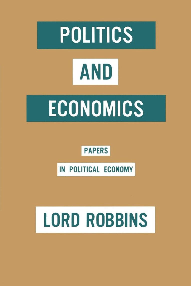 Politics and Economics 1