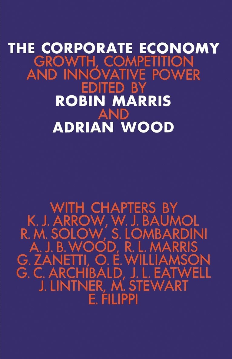 Robin Marris, Adrian Wood - Corporate Economy, Häftad