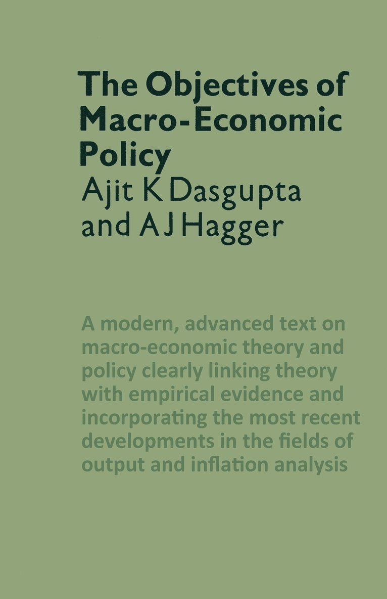 The Objectives of Macro-Economic Policy 1