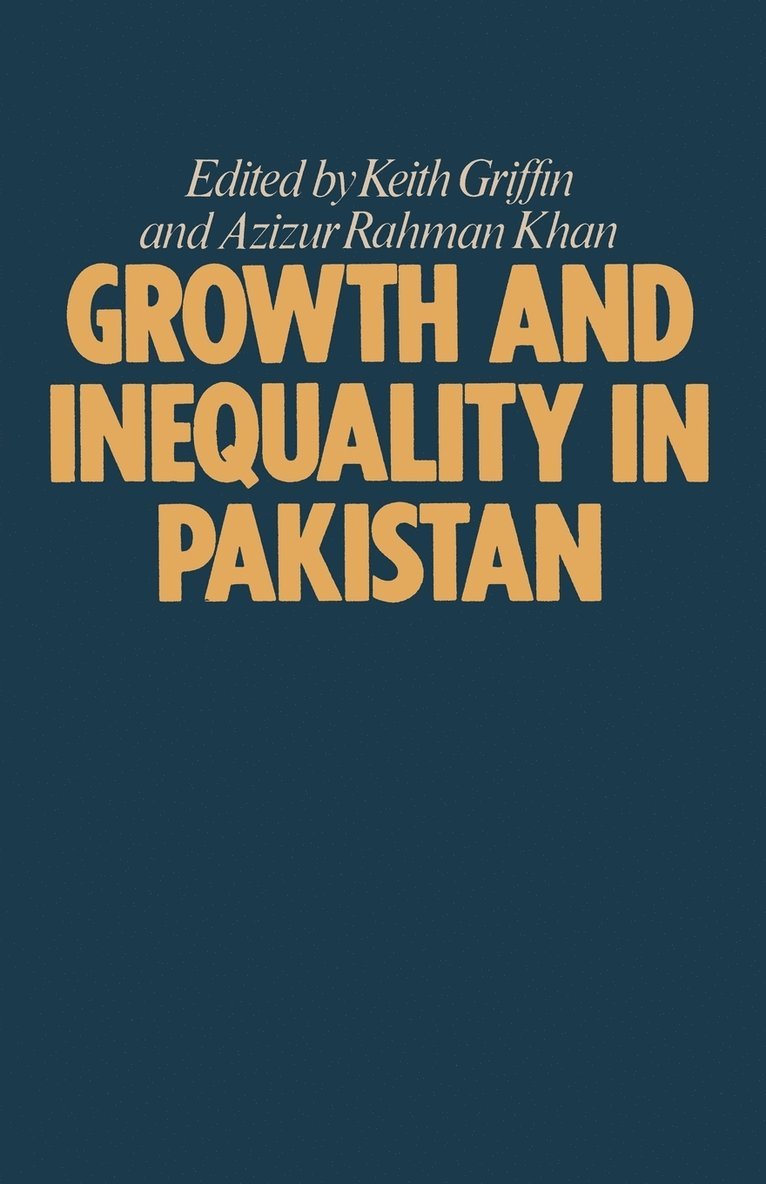 Growth and Inequality in Pakistan 1