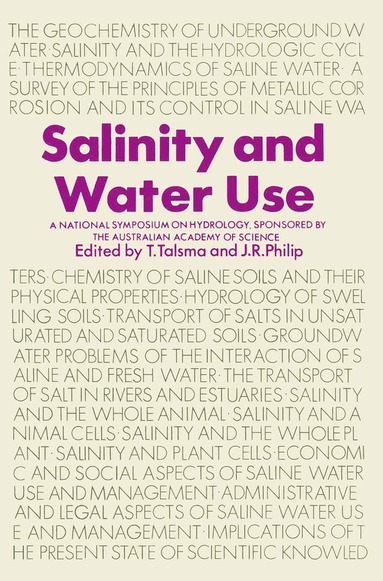 bokomslag Salinity and Water Use