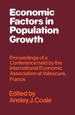 bokomslag Economic Factors in Population Growth