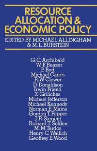 bokomslag Resource Allocation and Economic Policy