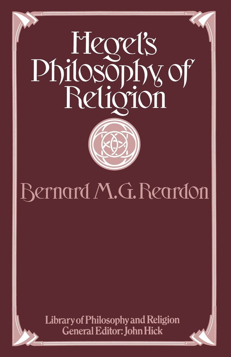 Hegels Philosophy of Religion 1