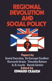 bokomslag Regional Devolution and Social Policy