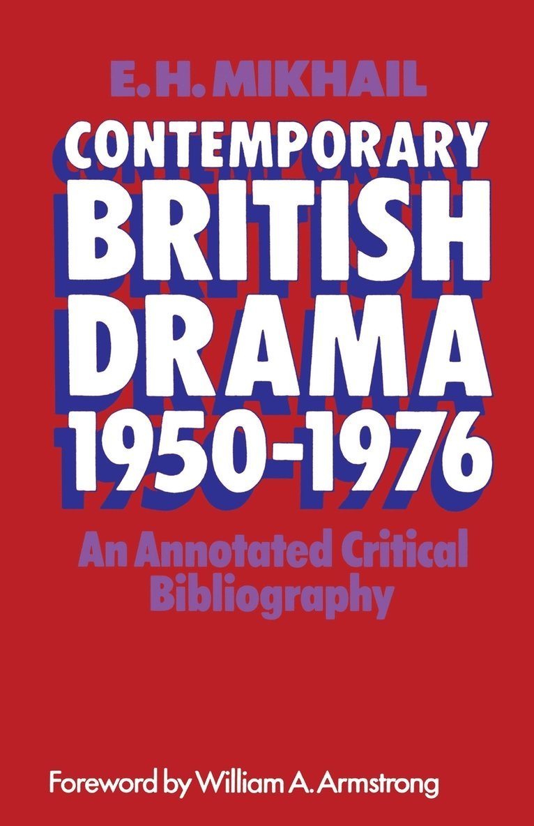 Contemporary British Drama 19501976 1