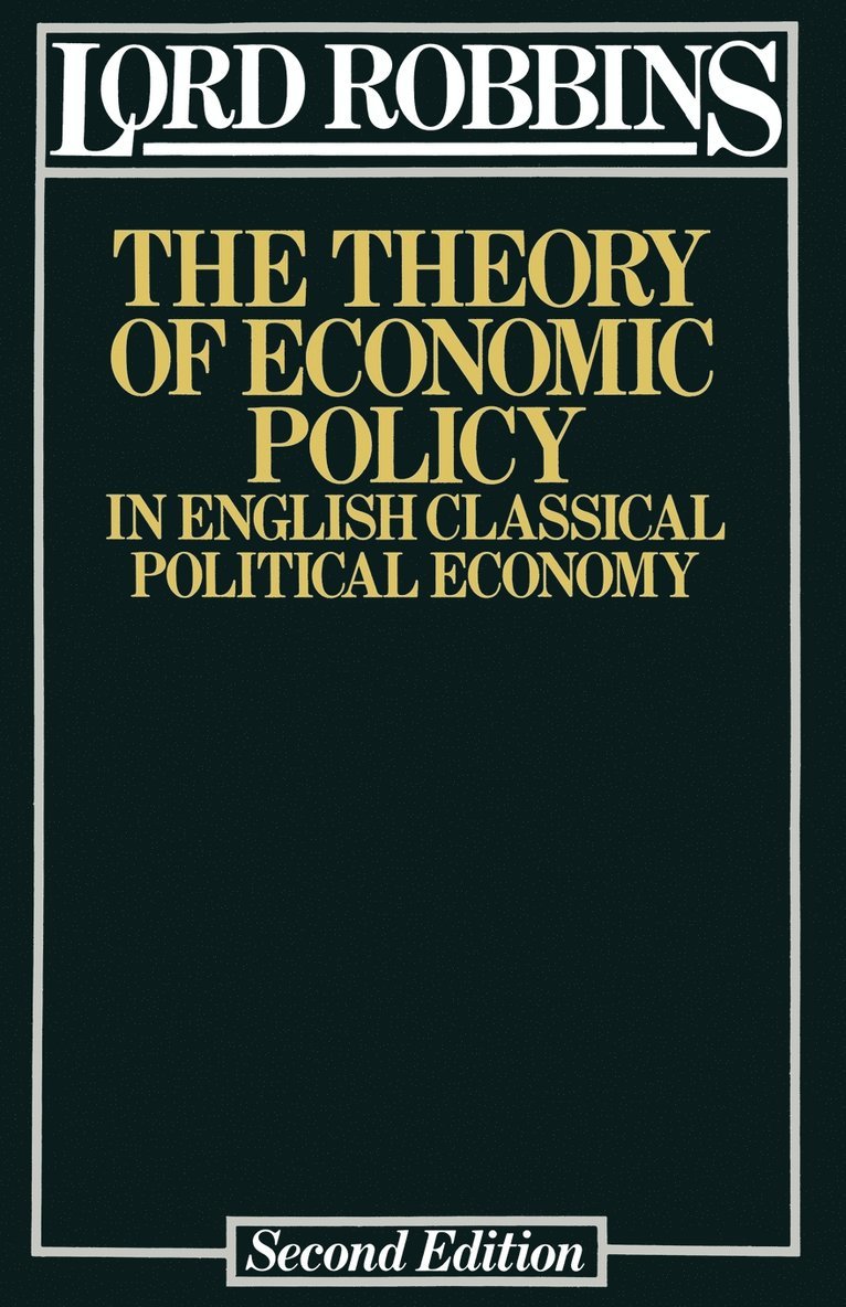 Theory of Economic Policy 1
