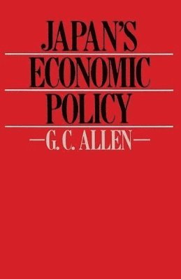 bokomslag Japan's Economic Policy
