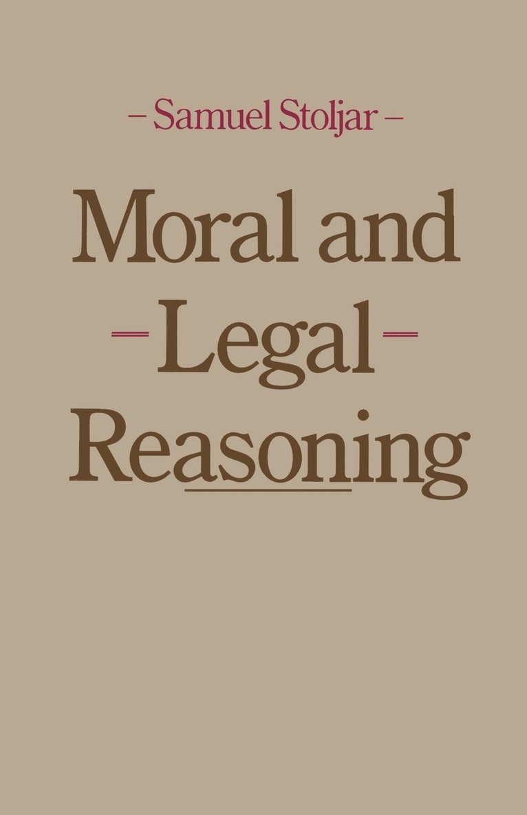 Moral and Legal Reasoning 1