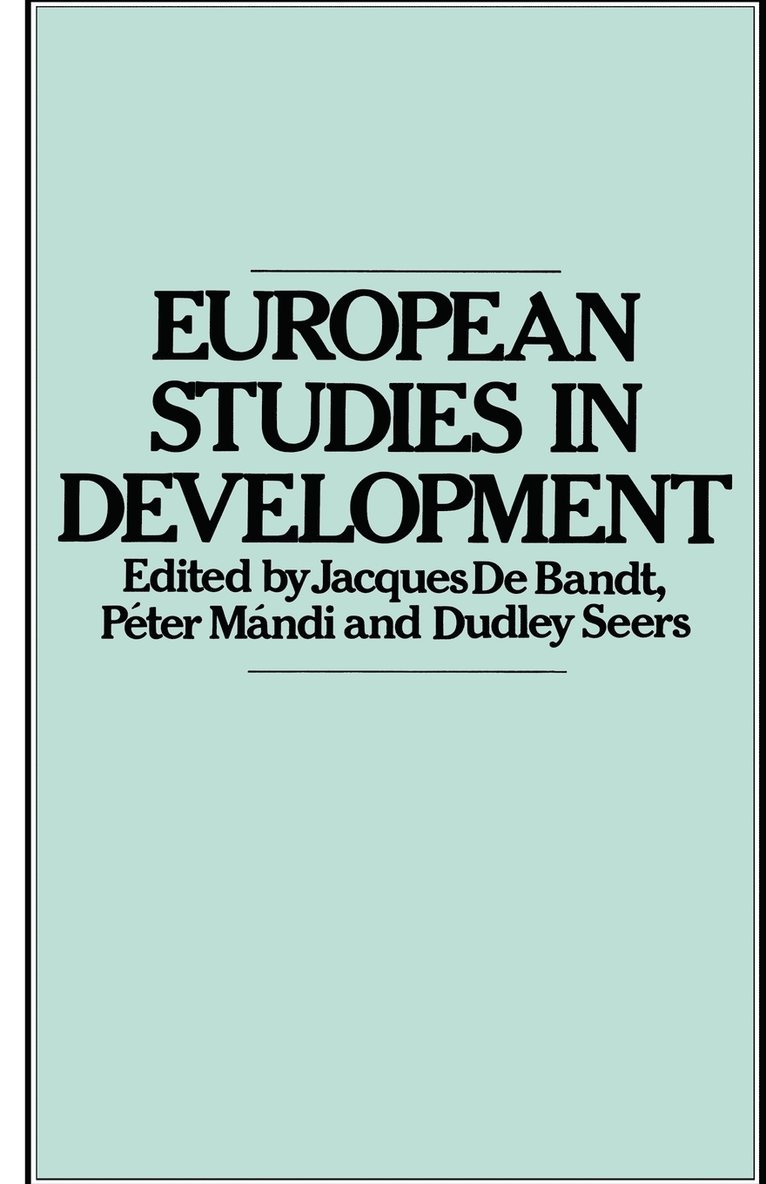 European Studies in Development 1