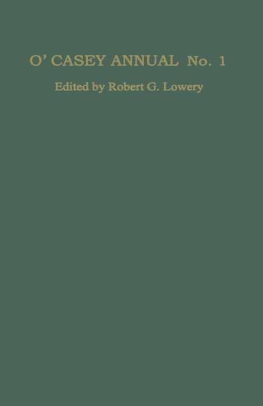 bokomslag O'Casey Annual No. 1