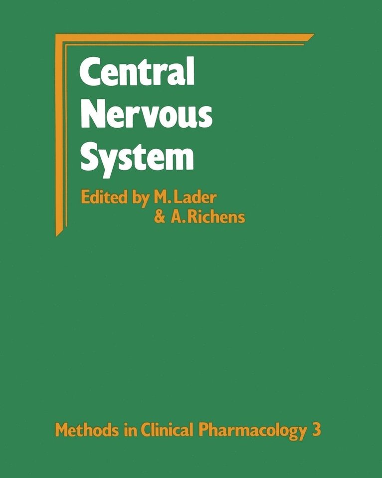 Methods in Clinical PharmacologyCentral Nervous System 1