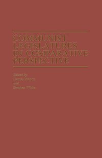 bokomslag Communist Legislatures in Comparative Perspective