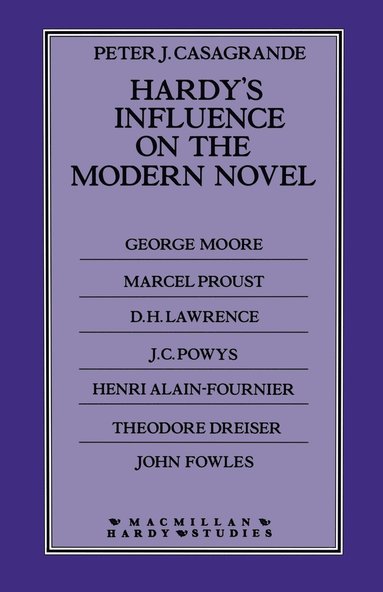 bokomslag Hardy's Influence on the Modern Novel
