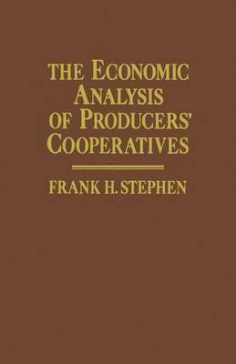 bokomslag Economic Analysis of Producers' Cooperatives