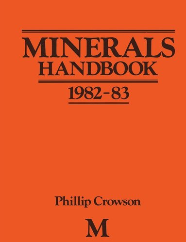 bokomslag Minerals Handbook 198283