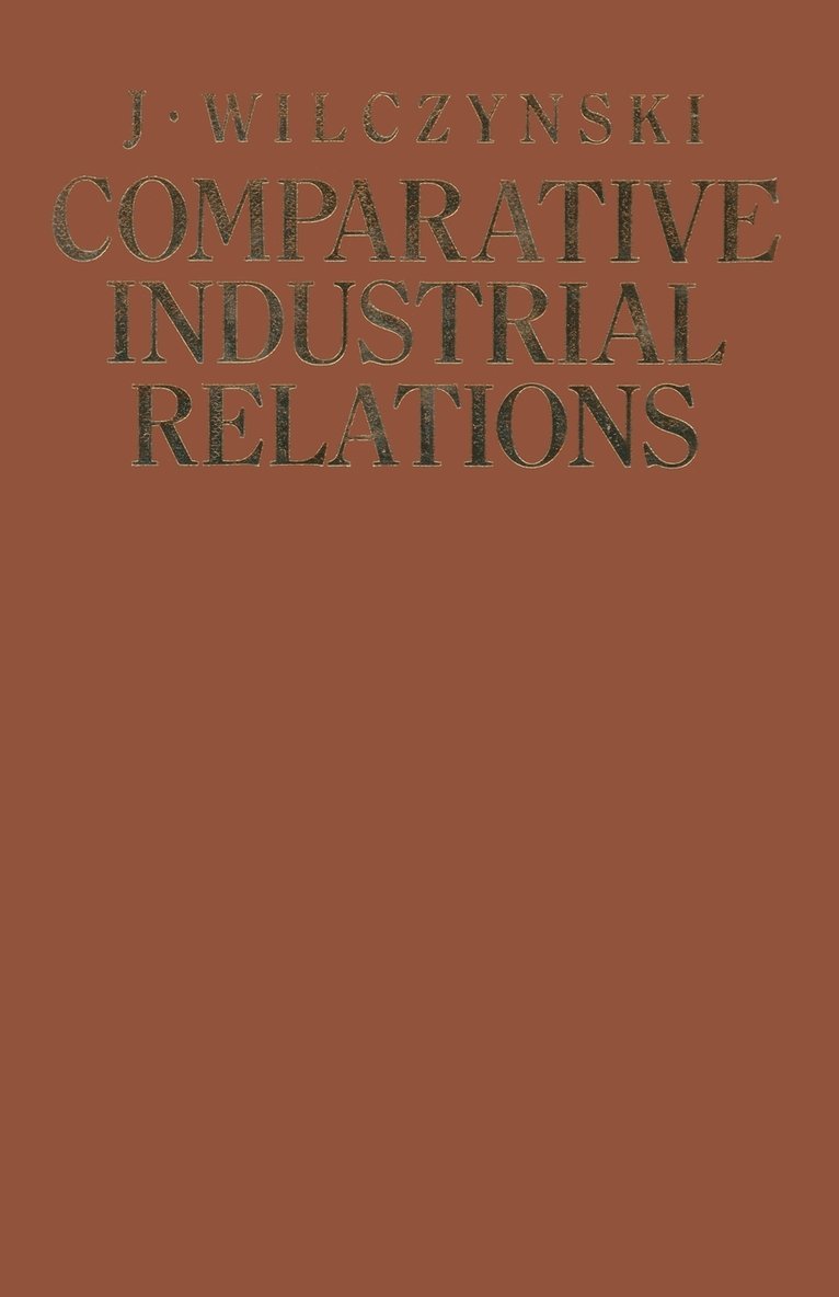 Comparative Industrial Relations 1