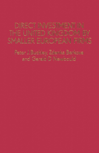 bokomslag Direct Investment in the United Kingdom by Smaller European Firms