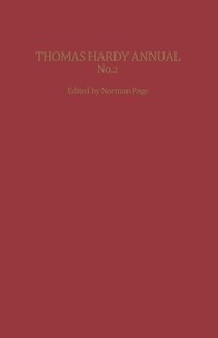 bokomslag Thomas Hardy Annual No. 2