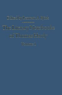bokomslag The Literary Notebooks of Thomas Hardy
