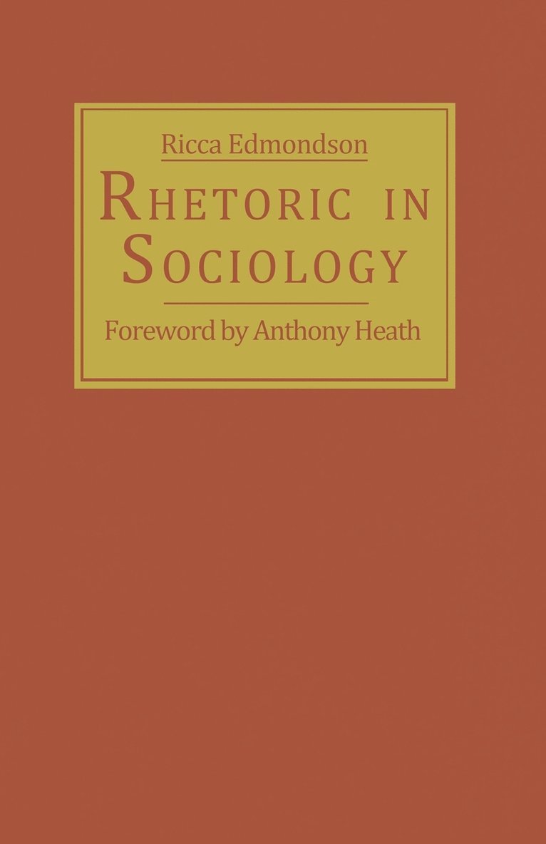 Rhetoric in Sociology 1