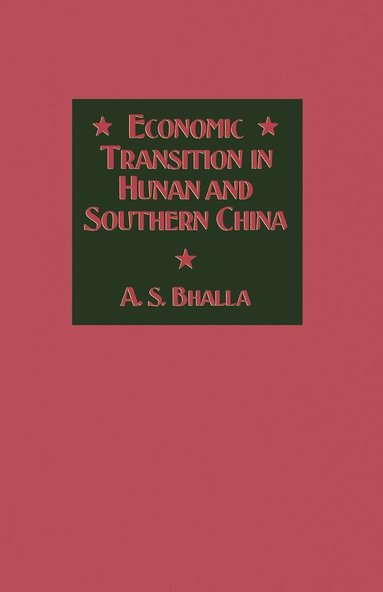 bokomslag Economic Transition in Hunan and Southern China