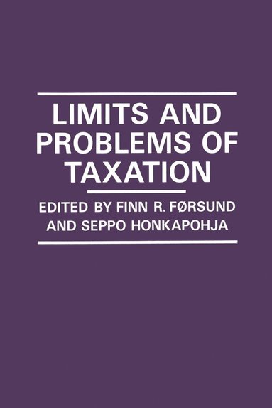 bokomslag Limits and Problems of Taxation