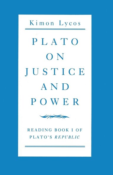 bokomslag Plato on Justice and Power